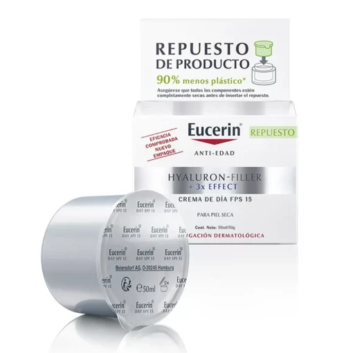 EUCERIN ANTI-EDAD HYALURON FILLER DIA PIEL SECA REPUESTO X 50 ML