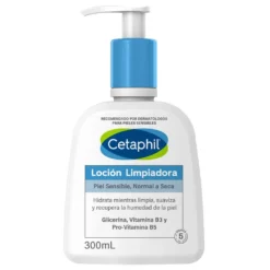 CETAPHIL LIMPIADORA ROSTRO Y CUERPO PARA PIEL SECA Y SENSIBLE LOCION X 300 ML