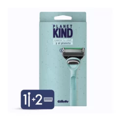 GILLETTE PLANET KIND MAQUINA X 1 + CARTUCHO X 2
