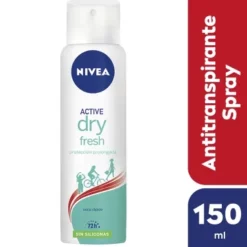 NIVEA F ACTIVE DRY FRESH ANTITRANSPIRANTE AEROSOL X 150ML