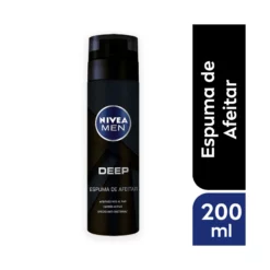 NIVEA MEN ESPUMA D-AFEITAR DEEP SHAVING X 200 ML