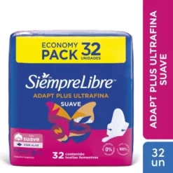 SIEMPRE LIBRE TOALLITAS ADAPT PLUS ULTRAFINA CON ALAS X 32 U