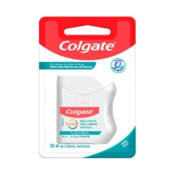COLGATE HILO DENTAL TOTAL FLUOR Y MENTA X 25 METROS