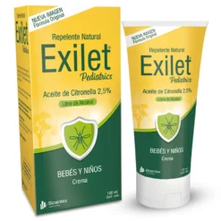 EXILENT PEDIATRICS CREMA REPELENTE DE INSECTOS NATURAL PARA BEBES Y NIÑOS X 100ML